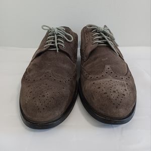 Hugo Boss  men's oxford shoes suede leather  lace-up  size 9